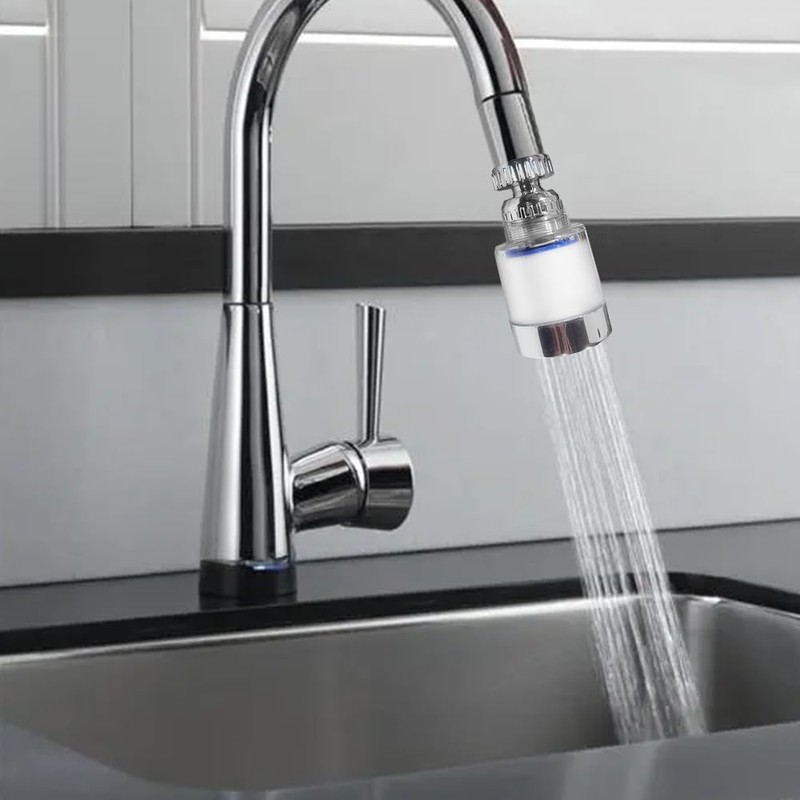 Bathroom Faucet Filter,Sonku Bathroom Sink Filter Universal 360° Rotating Faucet