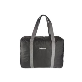 Bekahizar 25L Lightweight Travel Bag Overnight Bags Travel Luggage Sports Bag Travel Duffel Hand Luggage for Sports Travel Gym Holiday, black, Foldable lightweight