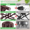 4-Light Semi Flush Mount Ceiling Light Fixture, Oil Rubbed Bronze