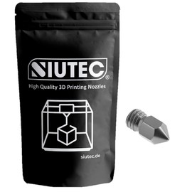 SIUTEC® Premium MK8 Copper Chrome Zirconium/Copper Chrome Zirconium, Nozzle/Nozzle, 0.6 mm, Compatible with Ender, CR6, CR10S, X5SA, A8, for 1.75 mm Filament