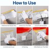10 Rolls Painters Plastic with Tape Pre-Taped Masking Film 5Ft