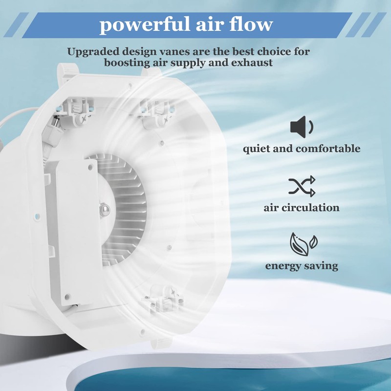 Bathroom Exhaust Fan with LED Light, Bathroom Fan with Light,