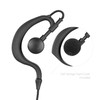 Arrowmax AEH1500-M12 G-Shape Style Braided Cable Earpiece Style in-line PTT
