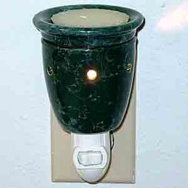 Levine Gifts Plug-in Tart Burner - Marble Green