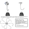 Buelkmag Magnetic Hooks, Heavy Duty 304 Stainless Steel Magnetic Hooks