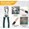 10-in-1 Wire Stripper Tool, Heavy Duty CR-V Multifunctional Cable Cutters,
