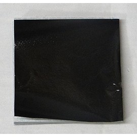 Candy Molds N More 3 x 3 inch Black Confectionery Foil Wrappers, 125 Sheets