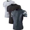 DEVOPS 2~3 Pack Men's Athletic Short Sleeve Compression Shirts