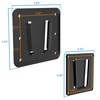MOUNT-IT! RV TV Mount with Dual Wall Plates, Anti-Rust Quick
