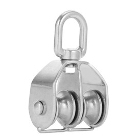 CIYODO Stainless Steel Pulley Wheel for Fitness Double Pulley System Easy Installation for Gym Equipment for Cable Workouts and Home Exercise