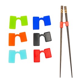 6 x Chopsticks Helpers, Chopsticks Trainer for Beginners, Chopsticks Helper, Reusable Chopsticks for Beginner, Chopsticks Assistant, Chopstick Hinges, Chopsticks Trainers, Multicolour by Legend