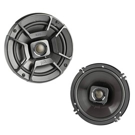 Polk Audio DB652 DB+ Series 6.5 Inch Marine Speakers, 2-Way Coaxial for Car Audio & Boat, 40-22kHz Frequency Response, Polypropylene Woofer Cone, 3/4" Silk Dome Tweeter, Black