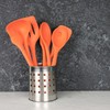 Chef Craft Premium Silicone Spoon Spatula, 11.5 inch, Orange