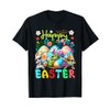 Happy Easter Squad Dabbing Bunny Frog Chocolate Eggs T-Shirt