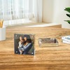 Hexsonhoma Square Acrylic Picture Frames 3x3, 4 Pack, Photo Frame