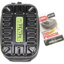 SK11 Aluminum Tool Pouch, Black, Single Pocket, SAT-1BK