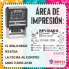 Sello Fechador Personalizado Stamply 4x6cm Maestra Profesor