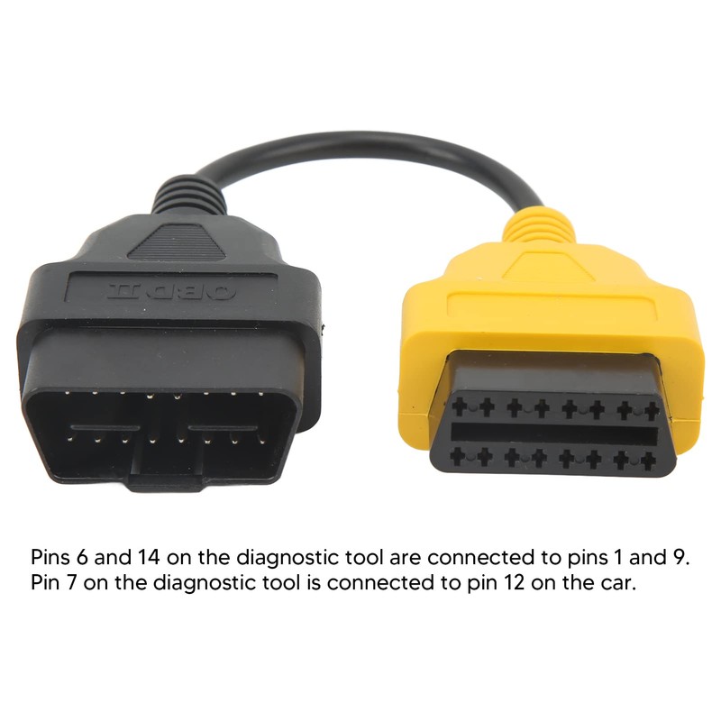 Leapiture Diagnostic Adapter OBD2 OBD2 Diagnostic Cable Connector Scan Tool