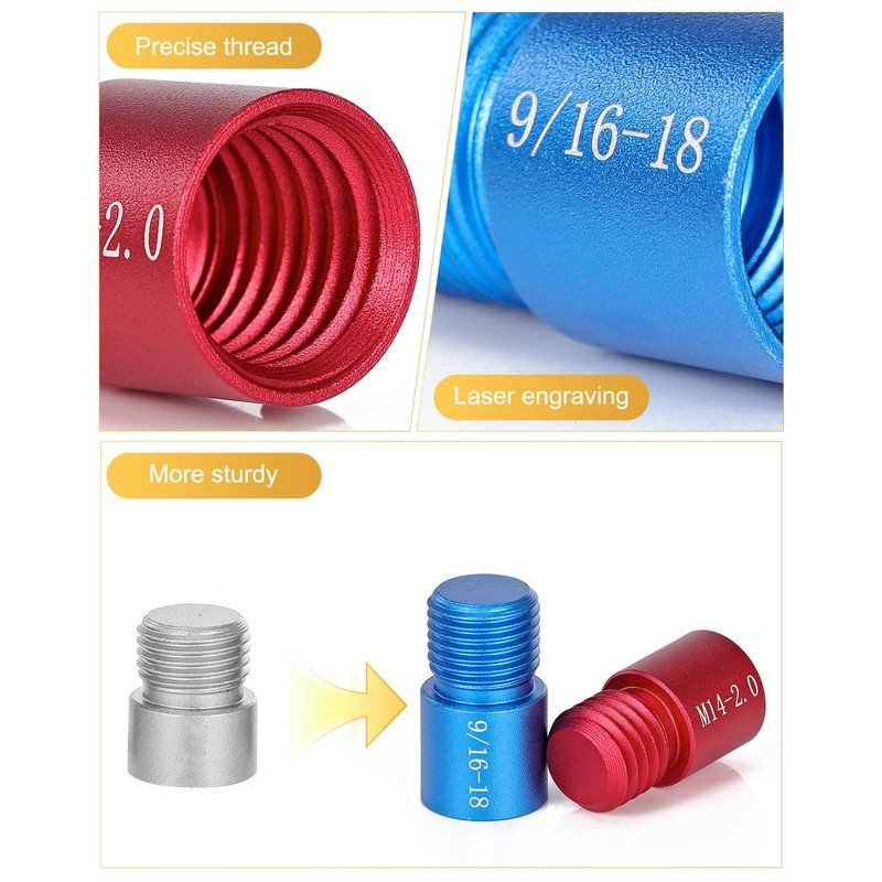 Thread Checker, 52pcs Nut and Bolt Thread Checker, 28 Inch