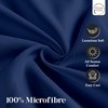 Rohi Navy Double Flat Sheet Microfibre – Ultra-Soft, Durable, and