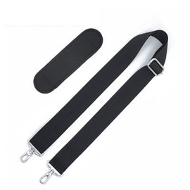 Shoulder Strap Replacement Laptop Shoulder Strap Luggage Duffle Bag Strap Adjustable Shoulder Straps (Black, 3.8 * 150CM)