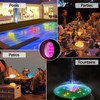 QOLNBY Pool Lights, Upgrade Rechargeable Submersible LED Lights with Remote,