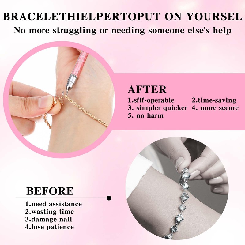 Thinp Bracelet Buddy - Bracelet Clasp Helper With Hook -