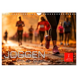 Joggen, gesund laufen (Wandkalender 2026 DIN A4 quer), CALVENDO Monatskalender: Laufen, die ideale Freizeitgestaltung. (CALVENDO Sport)