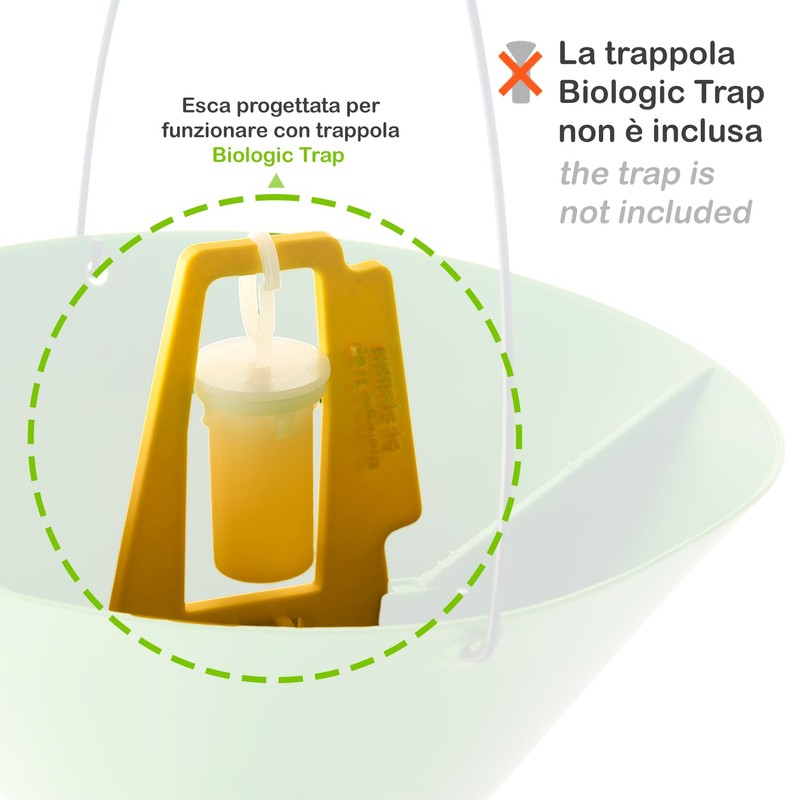 BIOLOGIC TRAP Super Pheromone Popillia Japonica Organic, Double Essence, Effective