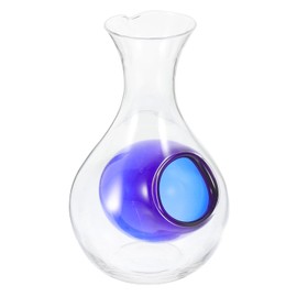 Glass Wine Decanter with Ice Pocket 400ML Japanese Cold Sake Decanter Fast Decanter Bottle Chilled Server Brandy Dispenser