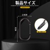 Carabiner, Multi-functional Carabiner, Aluminum Alloy, O-Ring, Black, Mini Carabiner, D-Shaped