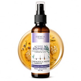 Aceite de romero para el crecimiento del cabello - Anticaída - Repara cabello seco y maltratado | Hidrata, nutre, fortalece | 60 ml |