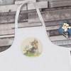 Azeeda 'Cute Yorkshire Terrier Puppy with Flowers' Unisex Cooking Apron