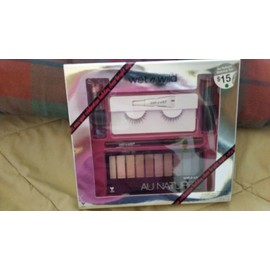 WET-N-WILD NATURAL INSTA SET, EYESHADOW, LASHES, GLUE, EYE PENCIL, LIPSTICK
