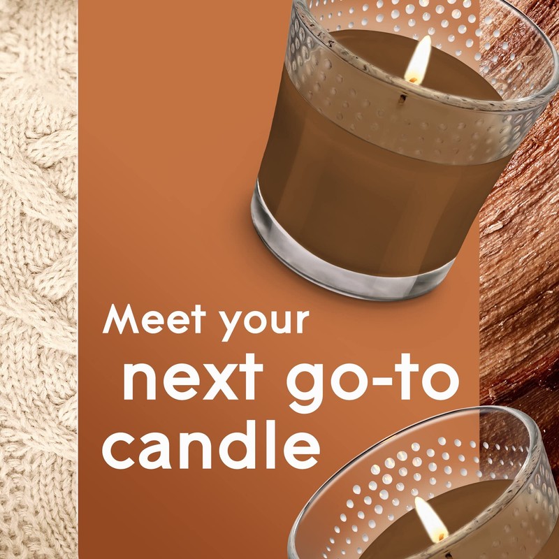 Glade Candle Jar, Air Freshener, Cashmere Woods, 3.4 Oz, 2