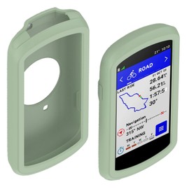 Compatible with Garmin Edge 1040/1040 Solar GPS Silicone Case Cover Full Protection Edge Protection case Shockproof Anti-Scratch Protective Case Bumper (Green)