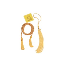 Goldene Abschlussschnur mit Quaste und Karte, Ehrenschnüre für Abschluss der Klasse 2025, Goldschnüre für Kappen- und Kleiderdekorationen, bedeutungsvolle Andenken Geschenke für Zeremonie