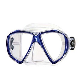 ScubaMax MK-103 Spider Eye Scuba Dive Mask - Clear Blue