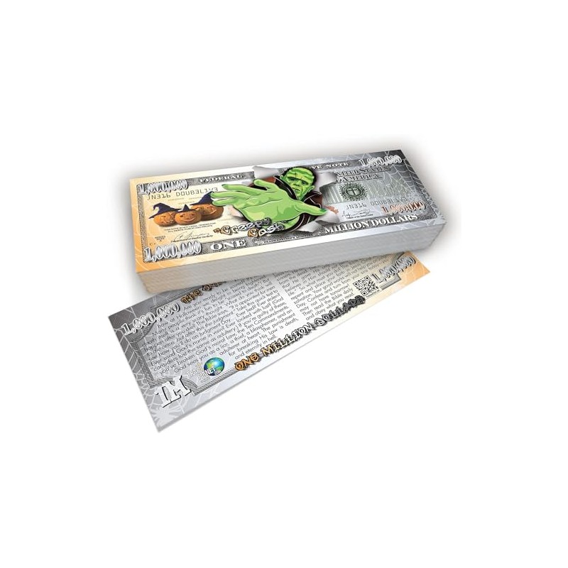 Tract Planet: Creepy Cash Gospel Tract (Pack of 100)