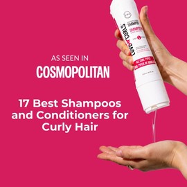 LUS Brands Love Ur Curls Shampoo for Curly, Wavy, Kinky-Coily Hair, 8.5 oz - Sulfate-Free Gentle, Moisturizing Shampoo - Hair Care Products for Soft, Smooth Curl Definition