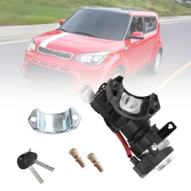 KAVIUS 81910-B2100 Ignition Switch Assembly with 2 Keys Compatible with Kia Soul Base 2014-2019 | Soul EV 2015-2019 Complete Ignition Switch Lock Cylinder Assembly Replaces 81905-B2000 8145034190