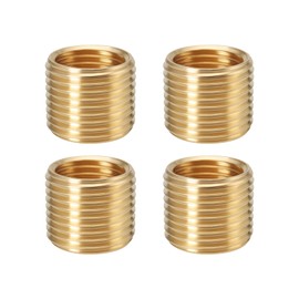 LT Easiyl Brass Reducing Nuts M12x1.0 to M10x1.0 Threaded Adapter for Air Conditioning Pipeline Fire Protection Gas Line 4 Pack