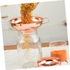 Ciieeo 3 pcs Rose Gold Stainless Steel Wide Funnel for
