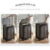 Laundry Hamper with Lid,Bamboo Large Waterproof Clothes Laundry Basket,Removable Washing