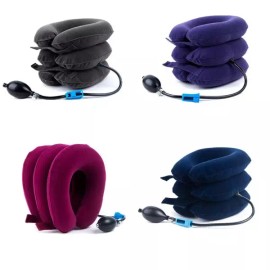 Unknown 에어 목지지대 공기주입 목쿠션 목베게 목보호대 [퍼플] Air Neck Support Air-inflatable Neck Cushion Neck Pillow Neck Protector [Purple]