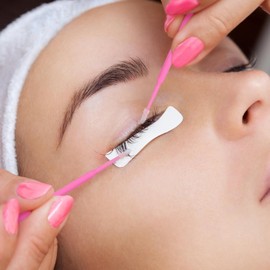 300 PCS Micro Applicator Brushes -Pink Disposable Micro Brushes for Eyelash Extensions, Makeup & Craft Projects