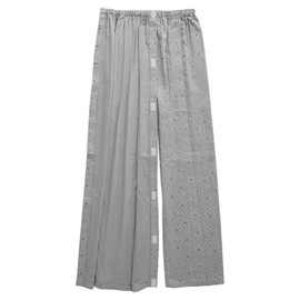 Siomlana Men's Tear Away postoperative Nursing Pants with Magic Stick, Fracture Trousers, Disability Clothing, Paralyzed Bedridden Patient Clothes for Post Surgery(Gray,2XL)