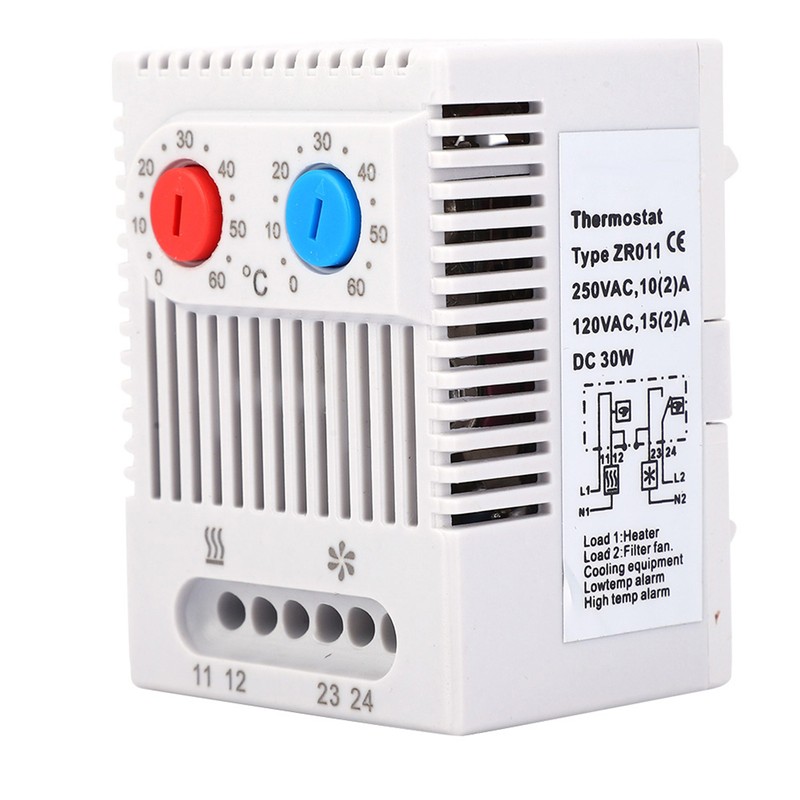 Temperature Controller Switch Open/Close Adjustable Mechanical Thermostat 0-60℃ ZR011ZR011