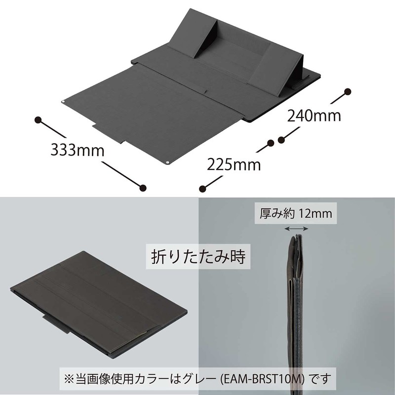 Kokuyo BIZRACK AMEAM-BRST10D Laptop Stand, 13.3-Inch Laptop Compatible, Black