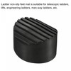 sourcing map Ladder Non-Slip Feet Mat 85mm ID Rubber Round